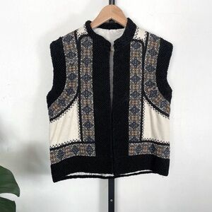 Handmade Vintage Silk Lined Beaded Vest